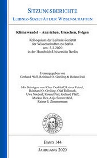 Abbildung von: Klimawandel - Anzeichen, Ursachen, Folgen - trafo Wissenschaftsverlag