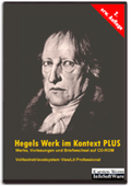 Cover: Hegels Werk im Kontext PLUS - Infosoftware