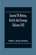 Cover: Journal Of Botany, British And Foreign (Volume Lix) - ALPHA EDITION