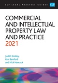 Cover: Commercial and Intellectual Property Law and Practice 2021 - College of Law Publishing