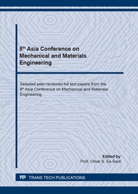 Enlarge image Cover: 8th Asia Conference on Mechanical and Materials Engineering - Trans Tech Publications Ltd