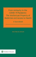 Cover: From Antiquity to the COVID-19 Pandemic - Wolters Kluwer