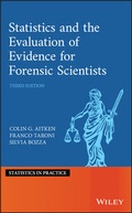 Cover: Statistics and the Evaluation of Evidence for Forensic Scientists - Wiley