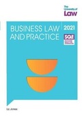 Cover: SQE - Business Law and Practice - The University of Law Publishing Limited