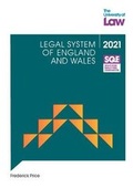 Cover: SQE - Legal System of England and Wales - The University of Law Publishing Limited