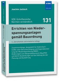 Abbildung von: Errichten von Niederspannungsanlagen gemäß Bauordnung - VDE Verlag