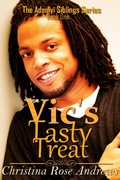 Cover: Vic's Tasty Treat (Adeniyi Siblings, #1) - RoseLark Publishing