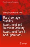 Cover: Use of Voltage Stability Assessment and Transient Stability Assessment Tools in Grid Operations - Springer