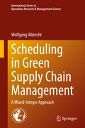 Cover: Scheduling in Green Supply Chain Management - Springer
