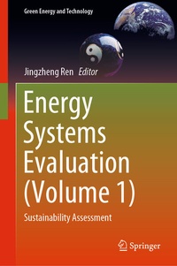Enlarge image Cover: Energy Systems Evaluation (Volume 1) - Springer