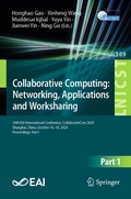 Cover: Collaborative Computing: Networking, Applications and Worksharing - Springer