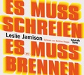 Cover: Es muss schreien, es muss brennen - speak low