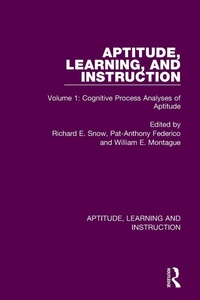 Enlarge image Cover: Aptitude, Learning, and Instruction - Routledge