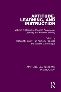 Abbildung von: Aptitude, Learning, and Instruction - Routledge