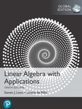 Cover: Linear Algebra with Applications, Global Edition - Pearson Education Limited