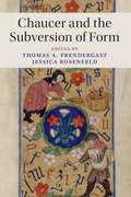 Cover: Chaucer and the Subversion of Form - Cambridge University Press