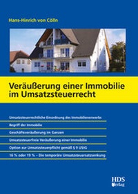 Abbildung von: Veräußerung einer Immobilie im Umsatzsteuerrecht - HDS