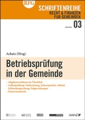 Cover: Betriebspr&uuml;fung in der Gemeinde - Manz