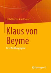 Abbildung von: Klaus von Beyme - Springer VS