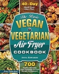 Cover: The Basic Vegan & Vegetarian Air Fryer Cookbook - Adam Barnes