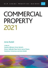 Enlarge image Cover: Commercial Property 2021 - College of Law Publishing