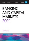 Cover: Banking and Capital Markets 2021 - College of Law Publishing