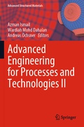 Cover: Advanced Engineering for Processes and Technologies II - Springer