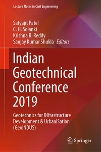Enlarge image Cover: Indian Geotechnical Conference 2019 - Springer