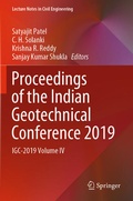 Cover: Proceedings of the Indian Geotechnical Conference 2019 - Springer