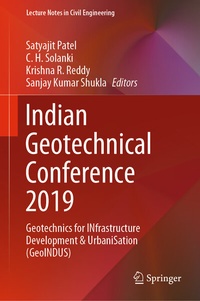 Enlarge image Cover: Indian Geotechnical Conference 2019 - Springer