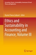 Cover: Ethics and Sustainability in Accounting and Finance, Volume III - Springer