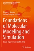 Cover: Foundations of Molecular Modeling and Simulation - Springer