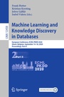 Cover: Machine Learning and Knowledge Discovery in Databases - Springer