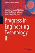 Cover: Progress in Engineering Technology III - Springer