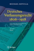 Cover: Deutsches Verfassungsrecht 1806 - 1918 - Springer