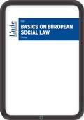 Cover: Basics on European Social Law - Linde