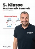 Cover: 5. Klasse Mathematik Lernheft mit Lernvideos von Lehrer Schmidt - StudyHelp Verlag