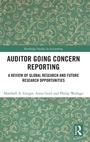 Cover: Auditor Going Concern Reporting - Routledge