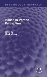 Enlarge image Cover: Issues in Person Perception - Routledge