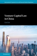 Cover: Venture Capital Law in China - Cambridge University Press