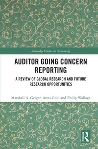 Abbildung von: Auditor Going Concern Reporting - Routledge