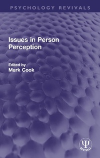 Enlarge image Cover: Issues in Person Perception - Routledge