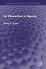 Cover: An Introduction to Hearing - Routledge