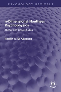 Abbildung von: n-Dimensional Nonlinear Psychophysics - Routledge