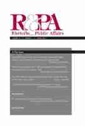Cover: Rhetoric & Public Affairs 22, No. 1 - Michigan State University Press