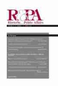 Cover: Rhetoric & Public Affairs 22, No. 2 - Michigan State University Press
