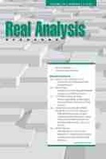 Cover: Real Analysis Exchange 45, No. 1 - Michigan State University Press