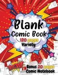 Cover: Blank Comic Book For Kids - Lulu.com