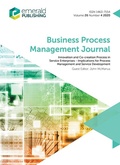 Cover: Innovation and Co-creation Process in Service Enterprises - Implications for Process Management and Service Development - Emerald Publishing Limited