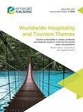 Cover: Tourism sustainability in natural, residential and mountain locations - Emerald Publishing Limited
